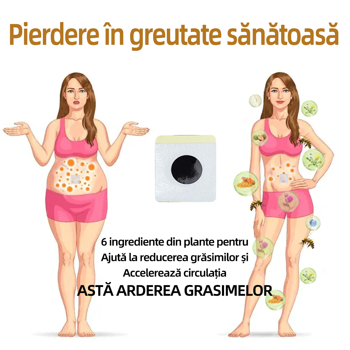 Set 10 Plasturi pentru slăbit