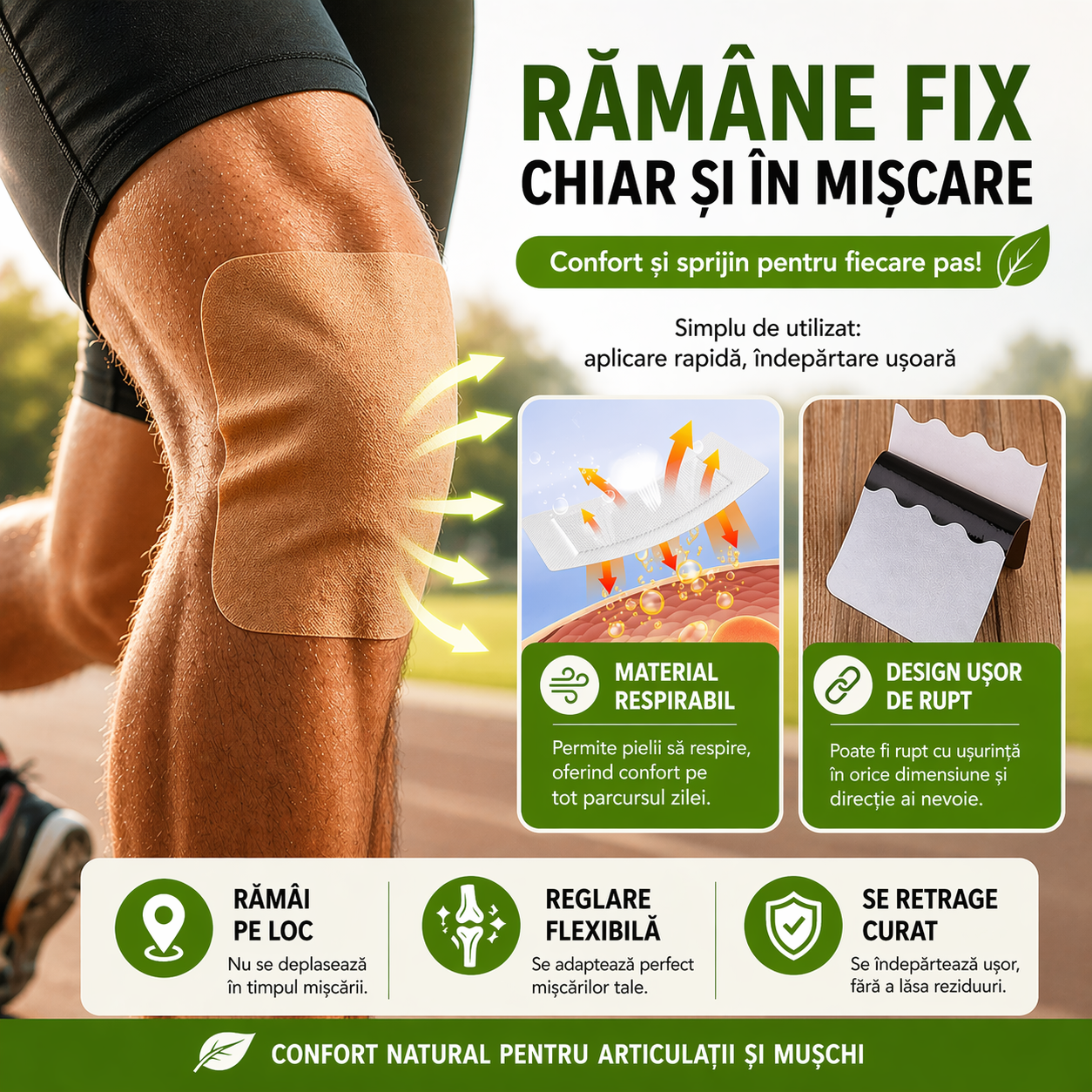 Plasturele care Acționează Acolo Unde Doare - ArtroCalm™ - 10 BUC