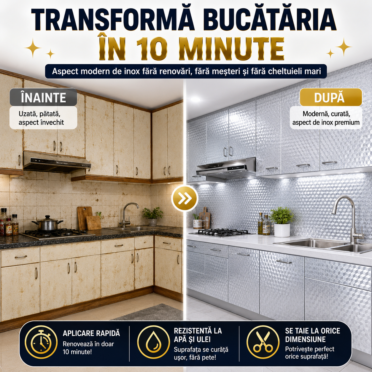Folie Autoadezivă Kitchen Glam™