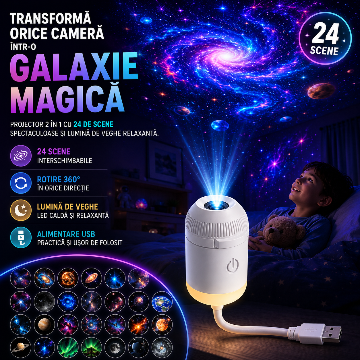 Proiector Galaxy Star StarVista™