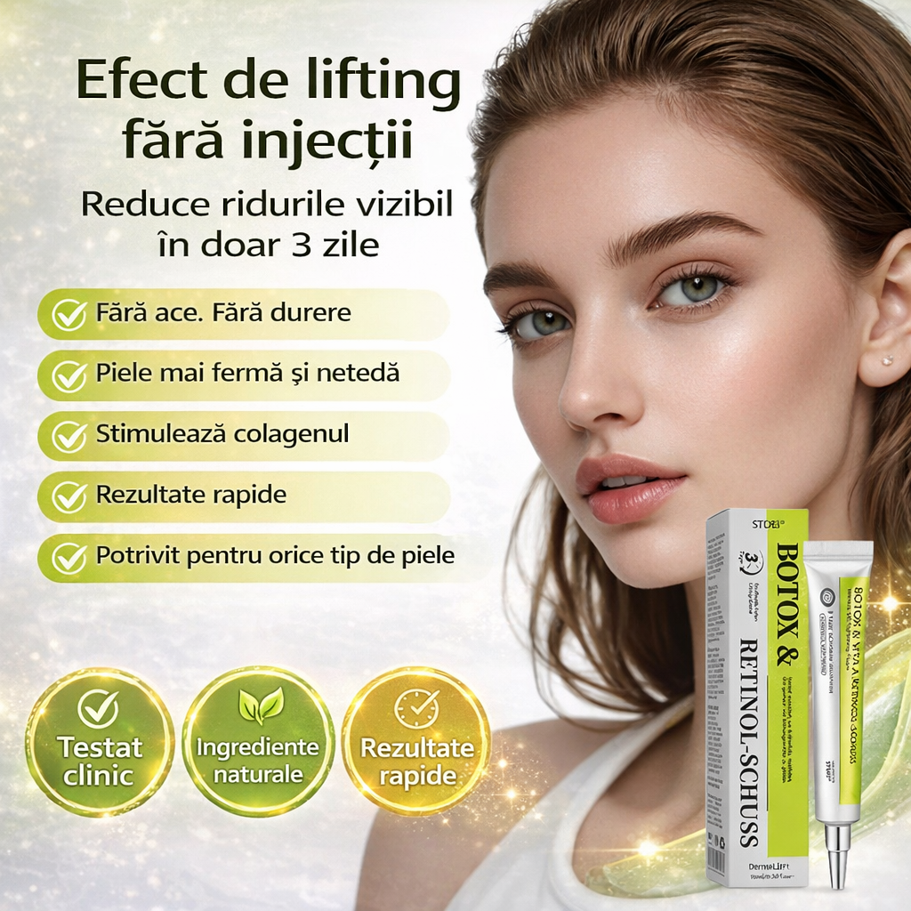 Cremă Anti-Rid cu Efect de Fermitate – DermaLift™