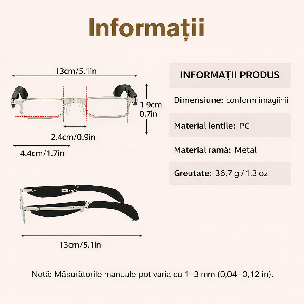 Ochelari SmartVision™ - Vezi clar. Oriunde