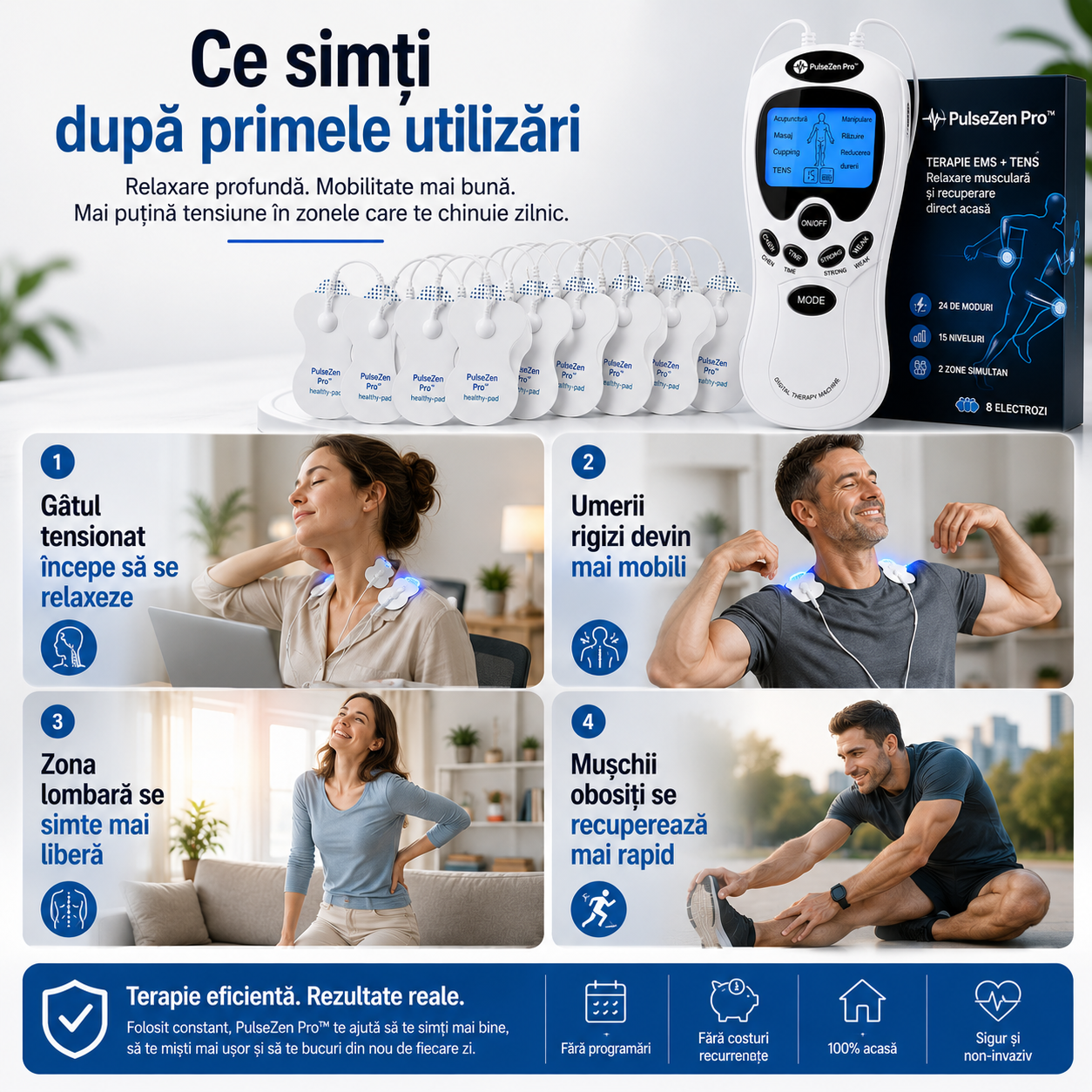 Aparatul cu Impulsuri EMS - PulseZen Pro™