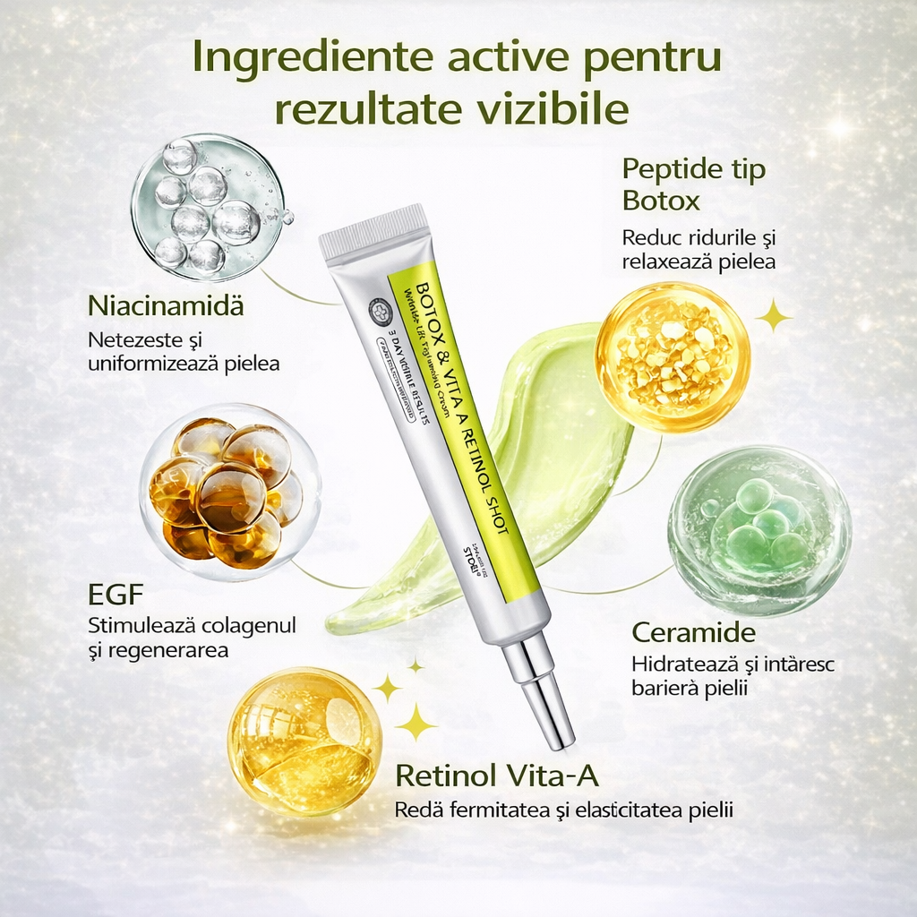 Cremă Anti-Rid cu Efect de Fermitate – DermaLift™
