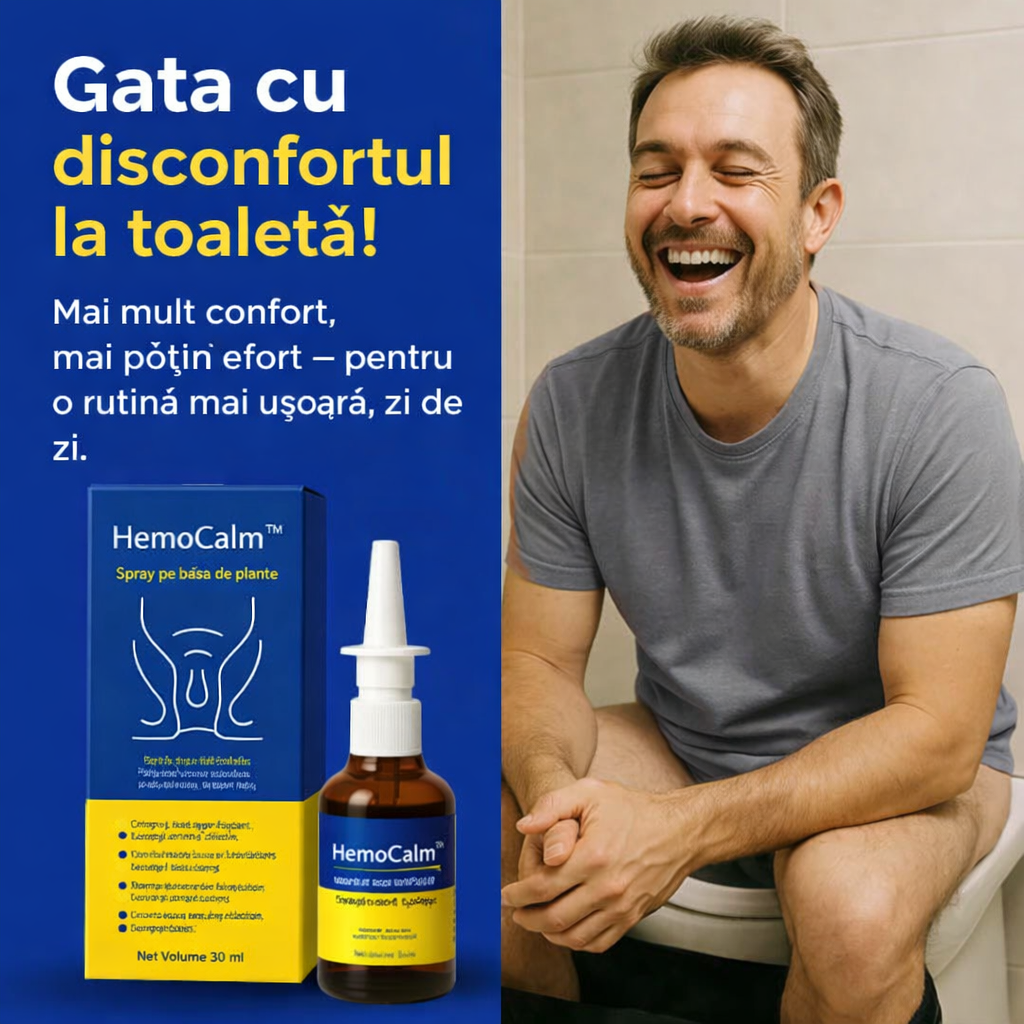 HemoCalm™ Calmare naturală, fără disconfort