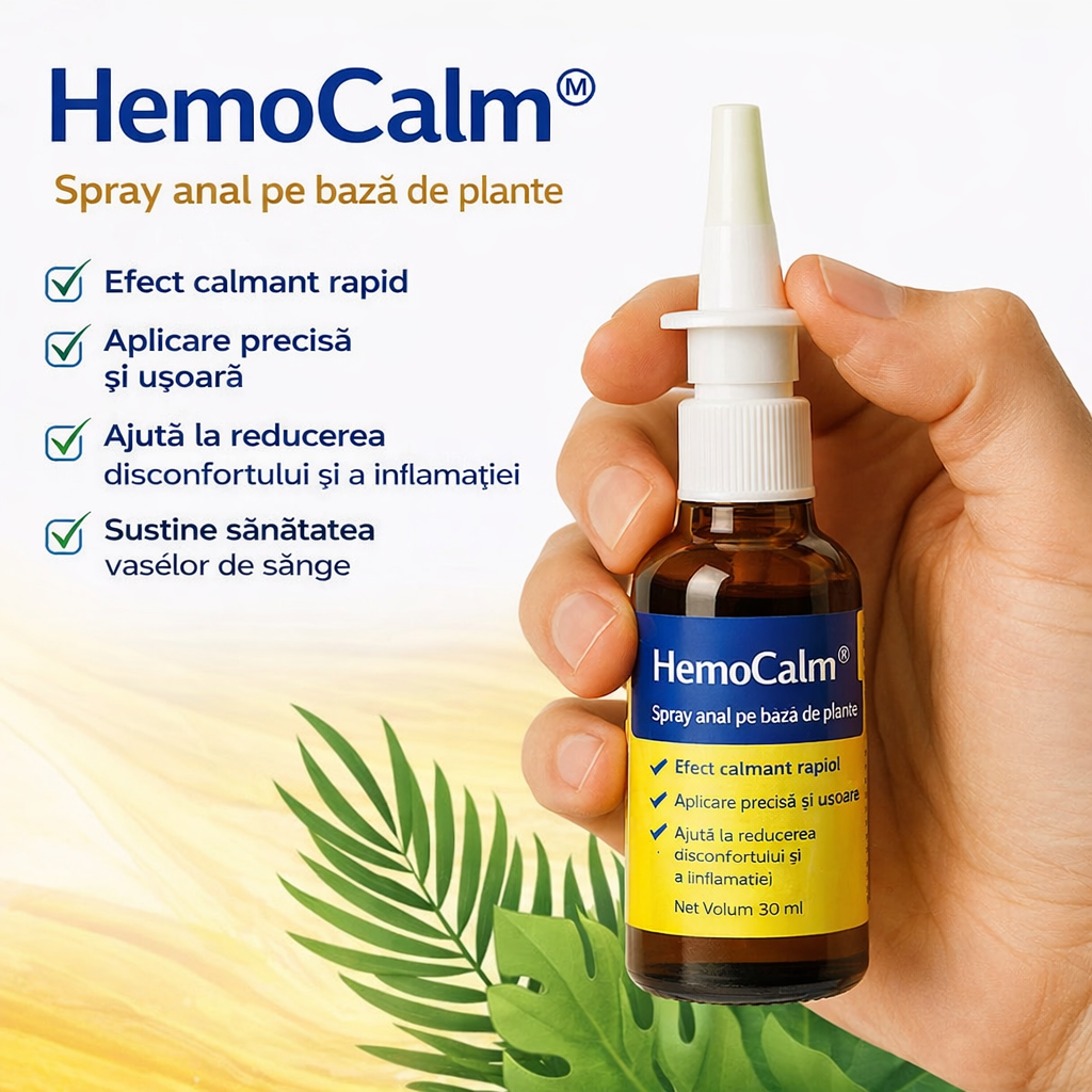 HemoCalm™ Calmare naturală, fără disconfort