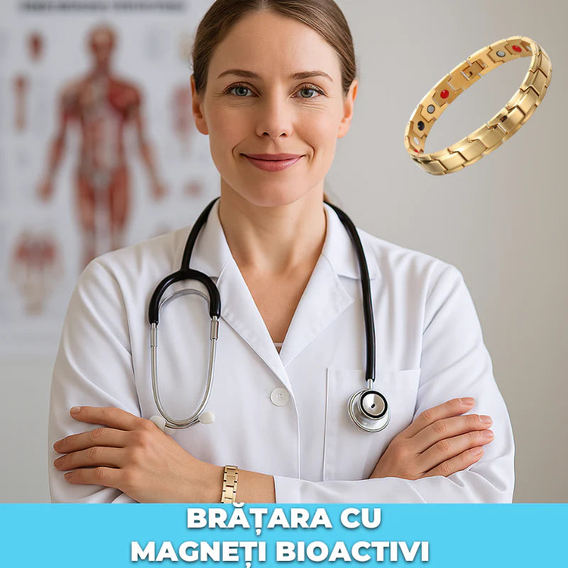 BRĂȚARĂ CU MAGNEȚI BIOACTIVI