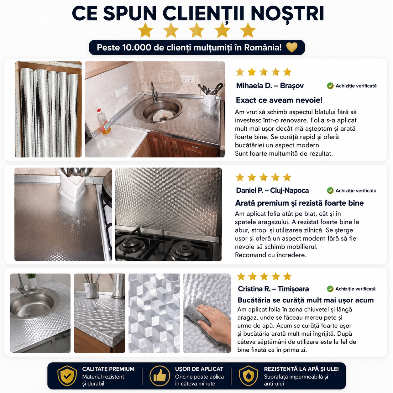 Folie Autoadezivă Kitchen Glam™